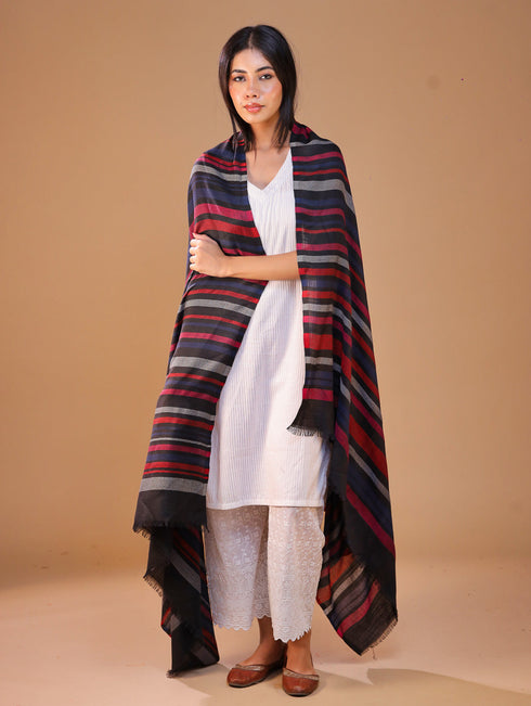 Women's Jamawar Wool Shawl